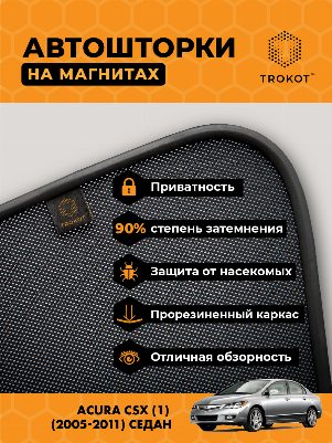 Acura CSX (1) (2005-2011) Седан Комплект на передние двери PREMIUM